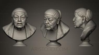 Busts and bas-reliefs of famous people (BUSTC_0230) 3D model for CNC machine